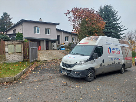 Izolace stropu rodinného domu v České Lípě